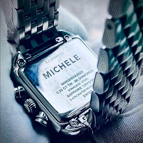 Michele Watch Chronograph with diamonds - Picture 2 of 4